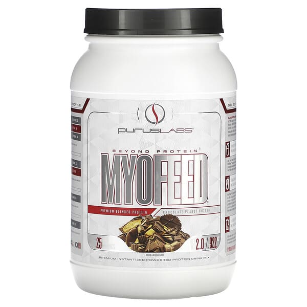 Purus Labs MyoFeed Chocolate Peanut Butter 2 lb 0,922 kg 855734002529