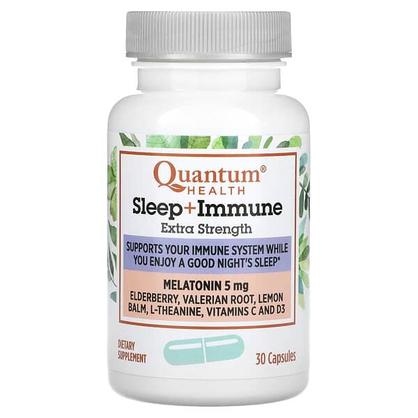 Quantum Health Extra Strength Melatonin Sleep + Immune 30 viên 046985060561