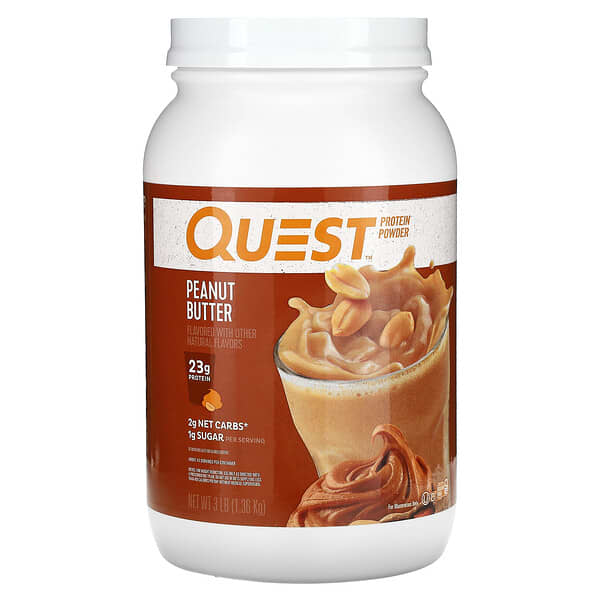 Quest Nutrition Protein Powder Peanut Butter 3 lbs 1,36 kg 888849008742