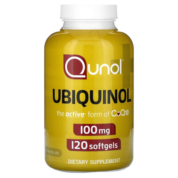 Qunol Ubiqunol 100 mg 120 viên 10 qunol ubiqunol 100 mg 120 softgels 126279 898440001776