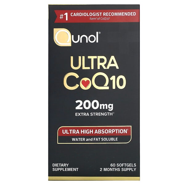 Qunol Ultra CoQ10 Extra Strength 200 mg 60 viên 10 qunol ultra coq10 extra strength 200 mg 60 softgels 126283 898440001875