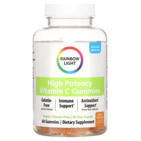 Thực phẩm bổ sung Rainbow Light Vitamin C Gummies Citrus 60 Gummies 021888203987