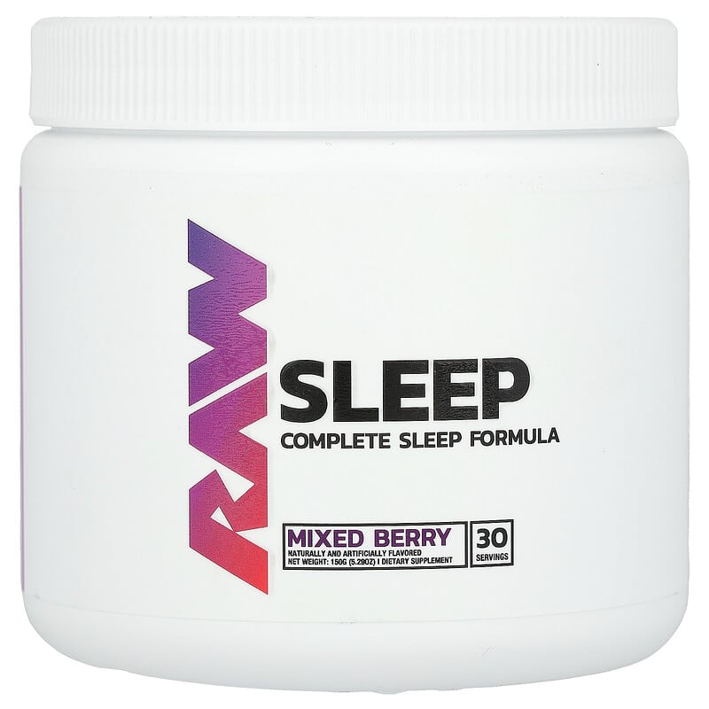 Thực phẩm bổ sung Raw Nutrition Giấc Ngủ Hương Berry Trộn 150g 10 raw nutrition sleep mixed berry 5 29 oz 150 g 137085 860007448928