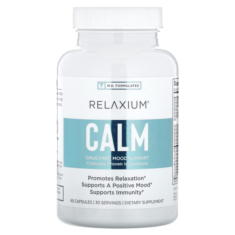 Viên uống Relaxium Calm 60 viên hỗ trợ thư giãn và giảm căng thẳng 10 relaxium calm 60 capsules 134213 857431003205