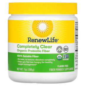 Thực phẩm bổ sung Renew Life Completely Clear Organic Prebiotic Fiber 7 oz (198 g) 631257121301