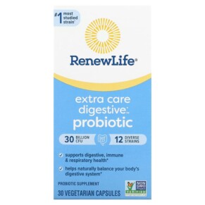 Thực phẩm bổ sung Renew Life Ultimate Flora Extra Care Probiotic 30 Billion CFU 30 Vegetarian Capsules 631257158628