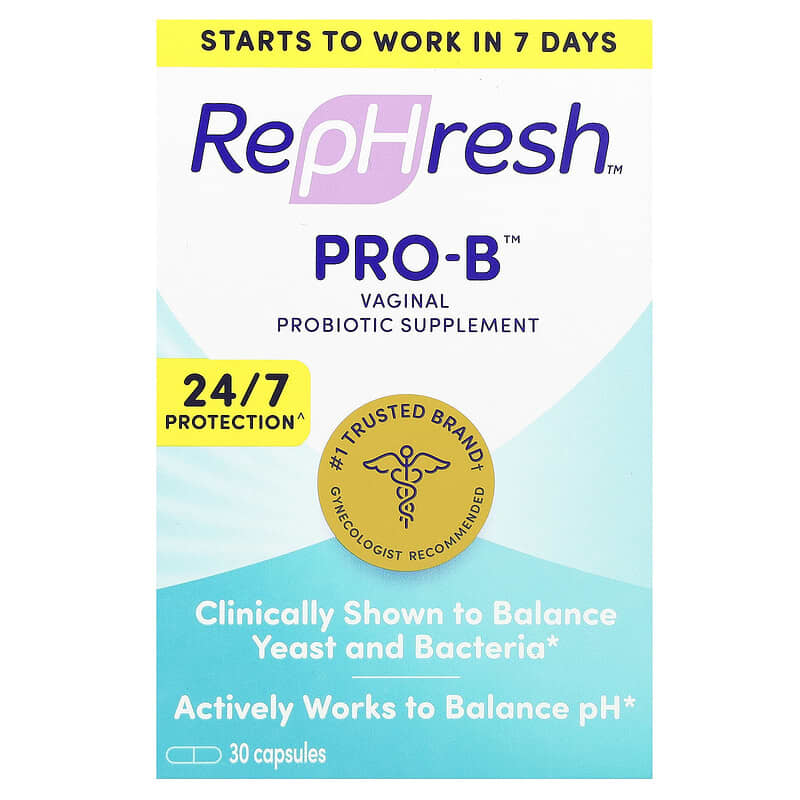 Thực phẩm chức năng probiotic âm đạo Rephresh Pro-B 30 viên 10 rephresh pro b vaginal probiotic supplement 30 capsules 137533 022600001126