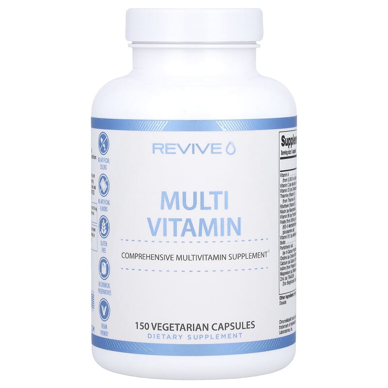 Viên uống đa vitamin Revive 150 viên chay 10 revive multi vitamin 150 vegetarian capsules 137223 850030689214