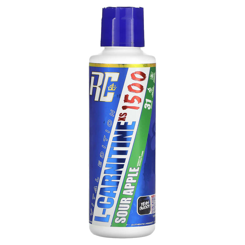 L-Carnitine XS 1500 Sour Apple Ronnie Coleman Vital Edition 473ml 10 ronnie coleman vital edition l carnitine xs 1500 sour apple 16 fl oz 473 28 ml 133024 850015625350
