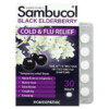Sambucol Black Elderberry Giảm Cảm Lạnh & Cúm 30 viên nén Tan Nhanh 4 Thực phẩm bổ sung Sambucol Black Elderberry Cold & Flu Relief 30 Quick Dissolve Tablets 896116001501