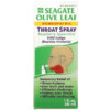 Thực phẩm bổ sung Seagate Olive Leaf Throat Spray Raspberry Spearmint 1 fl oz (30 ml) 019277000408