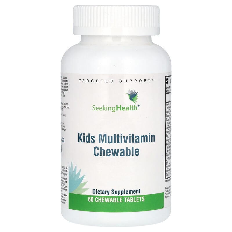 Viên uống đa vitamin nhai cho trẻ em Seeking Health 60 viên 10 seeking health kids multivitamin chewable 60 chewable tablets 139585 810007521992