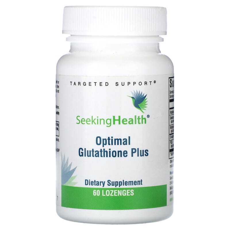 Viên ngậm Optimal Glutathione Plus Seeking Health 60 viên 10 seeking health optimal glutathione plus 60 lozenges 132521 810007521817