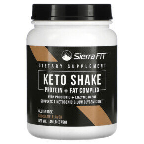 Thực phẩm bổ sung Sierra Fit Keto Shake Chocolate 1.49 lbs (675 g) 898220016389