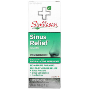 Thực phẩm bổ sung Similasan Sinus Relief Nasal Mist 0.68 fl oz (20 ml) 094841254166