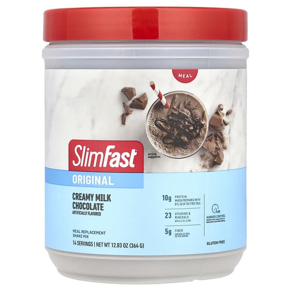 SlimFast Original Meal Replacement Shake Mix Creamy Milk Chocolate 12,83 oz 364 g 10 slimfast original meal replacement shake mix creamy milk chocolate 12 83 oz 364 g 116805 008346026524