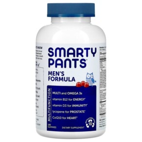 Thực phẩm bổ sung SmartyPants Men's Formula Lemon Creme Blueberry and Blackberry 180 Gummies 851356004781