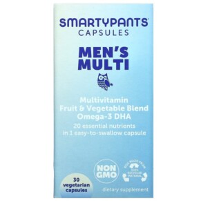 Thực phẩm bổ sung SmartyPants Men's Multi 30 Vegetarian Capsules 817053023210