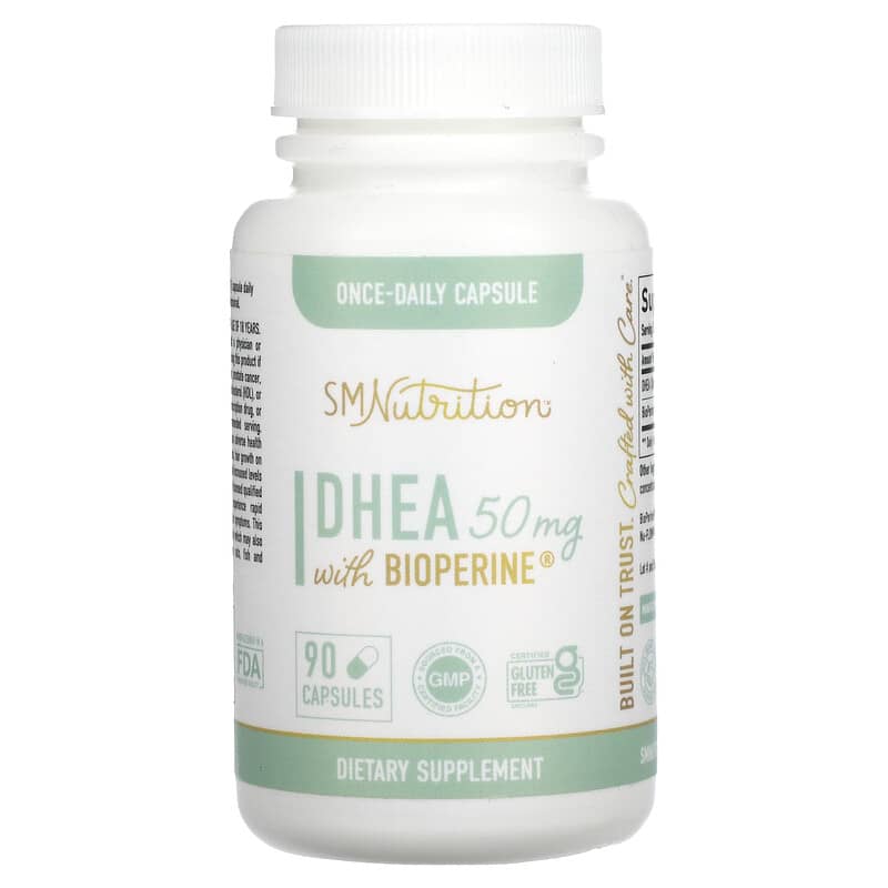 SMNutrition DHEA với Bioperine 50 mg 90 viên nang 10 smnutrition dhea with bioperine 50 mg 90 capsules 114572 850005458067