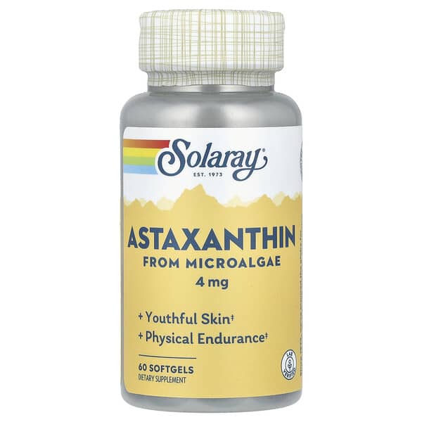 Solaray Astaxanthin 4 mg 60 viên 10 solaray astaxanthin 4 mg 60 softgels 124954 076280325966