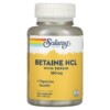 Thực phẩm bổ sung Solaray Betaine HCL with Pepsin 250 mg 180 VegCaps 076280048162
