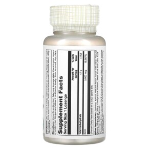 Thành phần vi chất của Solaray Biotin Lozenge Natural Peach Strawberry Banana 5.000 mcg 60 Lozenges 076280435450