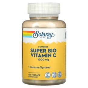 Thực phẩm bổ sung Solaray Buffered Super Bio Vitamin C 1.000 mg 100 VegCaps 076280044607
