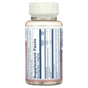 Viên uống Solaray DIM Supreme 60 VegCaps hỗ trợ sức khỏe nội tiết tố 3 Thành phần vi chất của Solaray DIM Supreme 60 VegCaps 076280381696