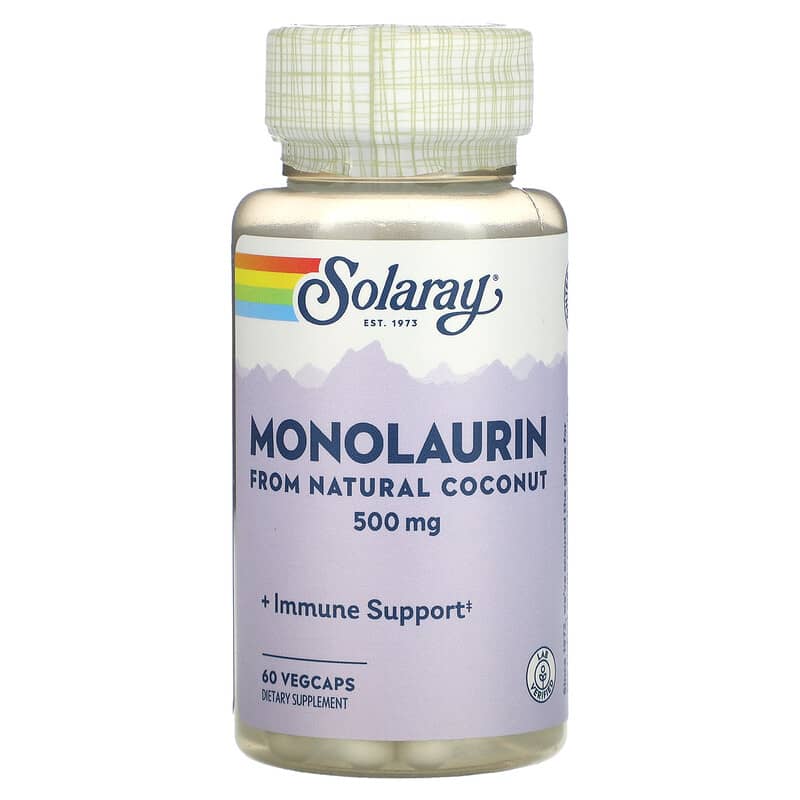 Solaray Monolaurin 500 mg 60 viên chay 10 solaray monolaurin 500 mg 60 vegcaps 42053 076280627541