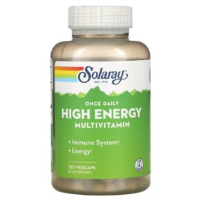 Thực phẩm bổ sung Solaray Once Daily High Energy Multivitamin 120 VegCaps 076280047318