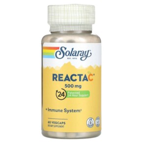 Thực phẩm bổ sung Solaray Reacta-C 500 mg 60 VegCaps 076280559620