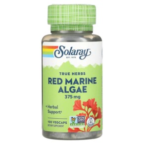 Thực phẩm bổ sung Solaray Red Marine Algae 375 mg 100 VegCaps 076280014815