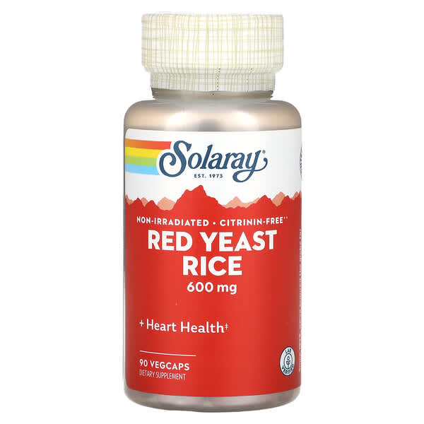 Solaray Red Yeast Rice 600 mg 90 viên 10 solaray red yeast rice 600 mg 90 vegcaps 18968 076280004472