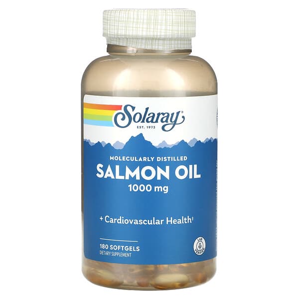 Solaray Salmon Oil Molecularly Distilled 1.000 mg 180 viên 10 solaray salmon oil molecularly distilled 1 000 mg 180 softgels 124947 076280111965