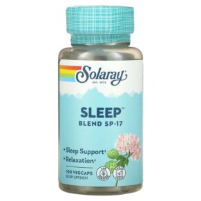 Thực phẩm bổ sung Solaray Sleep Blend SP-17 100 VegCaps 076280021707