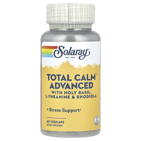 Solaray Total Calm™ Advanced 60 viên 10 solaray total calm advanced 60 vegcaps 124912 076280682670