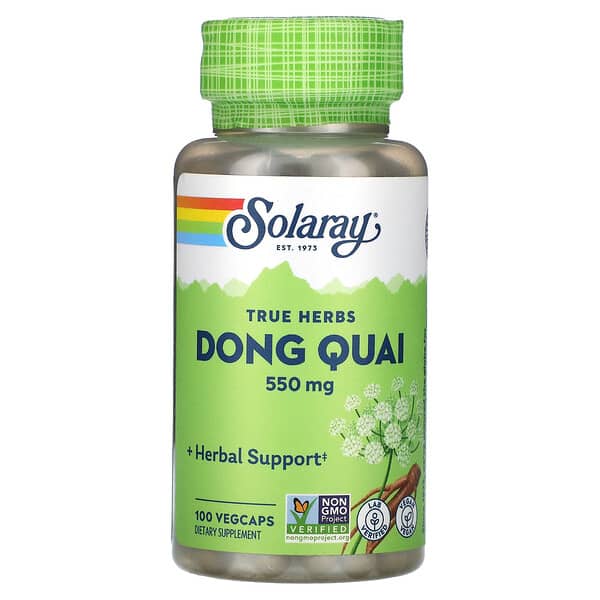 Solaray True Herbs Dong Quai 550 mg 100 viên 10 solaray true herbs dong quai 550 mg 100 vegcaps 124356 076280012354