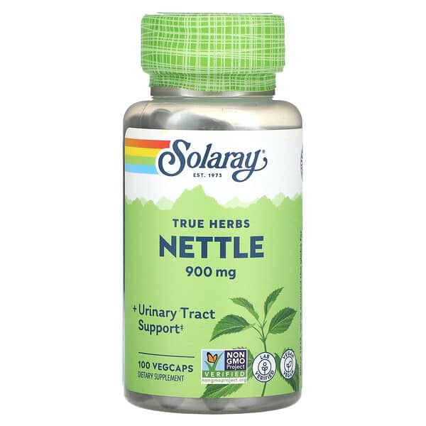 Solaray True Herbs Nettle 900 mg 100 viên 076280014105
