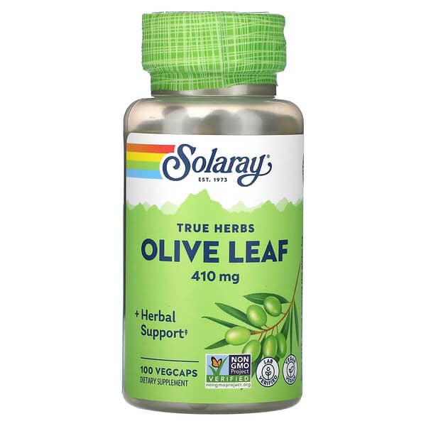 Solaray True Herbs Olive Leaf 410 mg 100 viên 076280014136