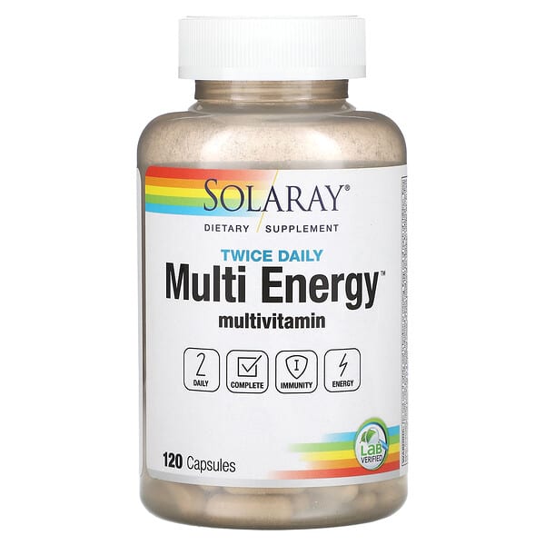 Solaray Twice Daily Multi Energy Multivitamin 120 viên 10 solaray twice daily multi energy multivitamin 120 capsules 24667 076280047431