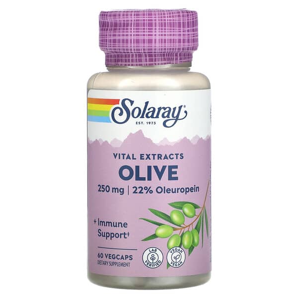 Solaray Vital Extracts Olive 250 mg 60 viên 076280404562