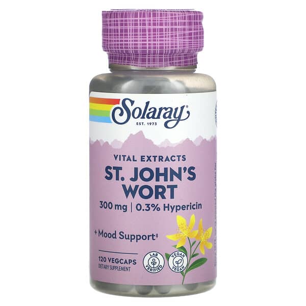 Solaray Vital Extracts St, John's Wort 300 mg 120 viên 076280037760