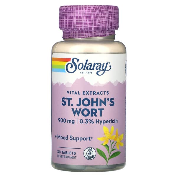 Solaray Vital Extracts St, John's Wort 900 mg 30 viên 076280377675