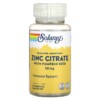 Thực phẩm bổ sung Solaray Zinc Citrate with Pumpkin Seed 50 mg 60 VegCaps 076280471021