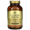 Viên uống Solgar L-Lysine Free Form 1000 mg 100 viên 5 Thực phẩm bổ sung Solgar L-Lysine Free Form 1.000 mg 100 Tablets 033984017016