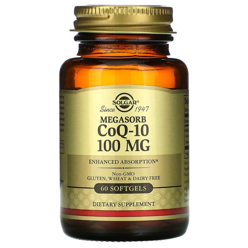 Solgar Megasorb CoQ-10 100 mg 60 viên nang mềm 10 solgar megasorb coq 10 100 mg 60 softgels 69614 033984009523