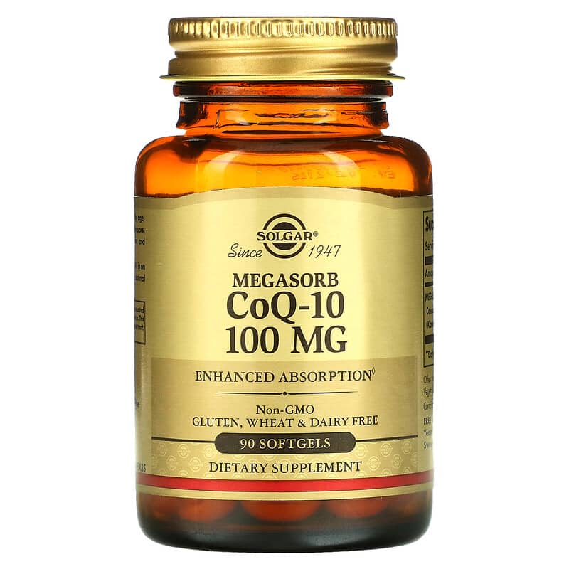 Solgar Megasorb CoQ-10 100 mg 90 viên nang mềm 10 solgar megasorb coq 10 100 mg 90 softgels 48571 033984009141