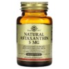 Thực phẩm bổ sung Solgar Natural Astaxanthin 5 mg 60 Softgels 033984000711