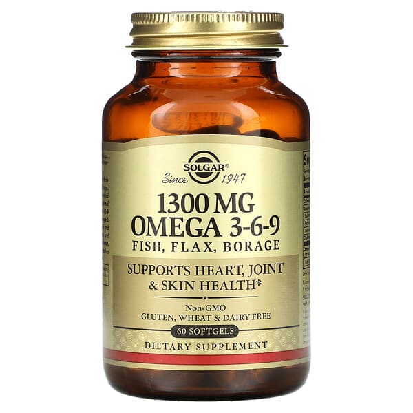 Solgar Omega 3-6-9 1.300 mg 60 viên 033984020276