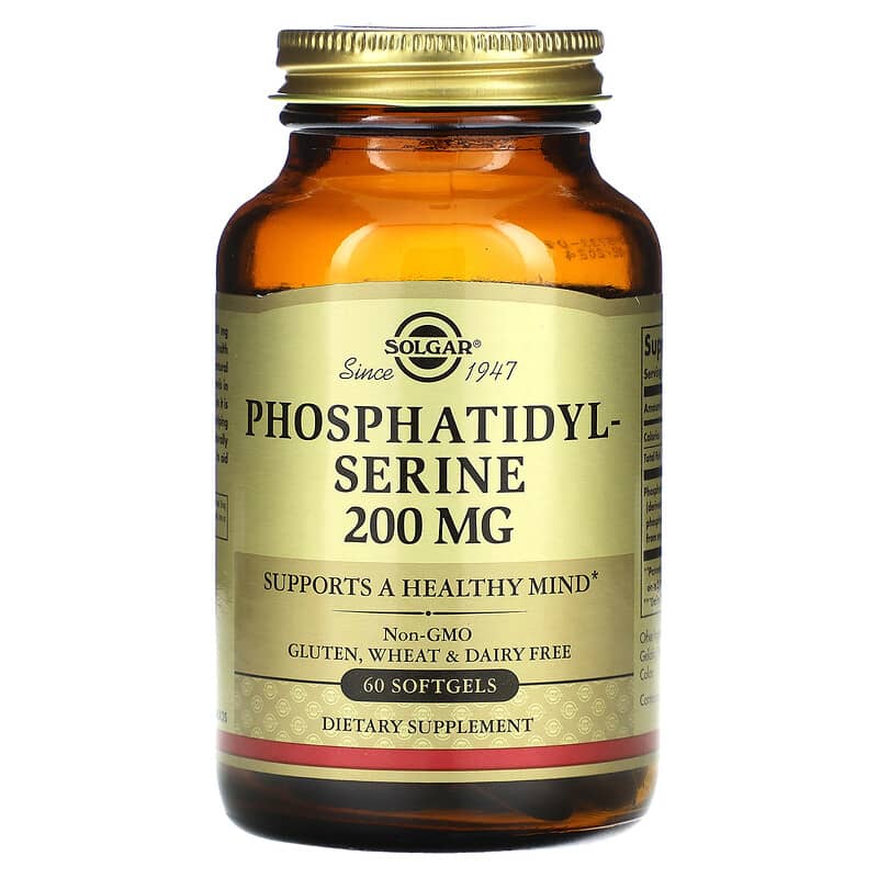Solgar Phosphatidylserine 200 mg 60 viên nang mềm 10 solgar phosphatidylserine 200 mg 60 softgels 22413 033984022089